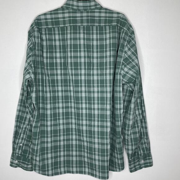 J Crew Shirt Mens 2XL Green Plaid Flex Washed Button Down Long Sleeve Casual NEW - Picture 5 of 7